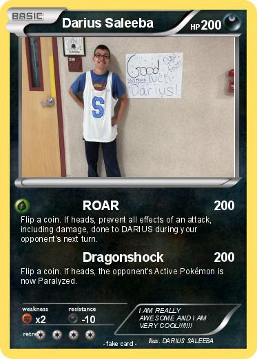 Pokemon Darius Saleeba