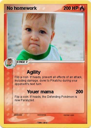 Pokemon No homework