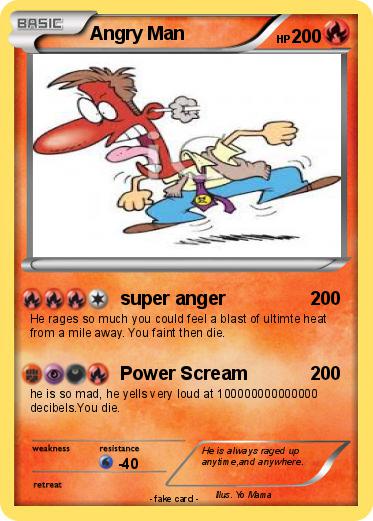 Pokemon Angry Man