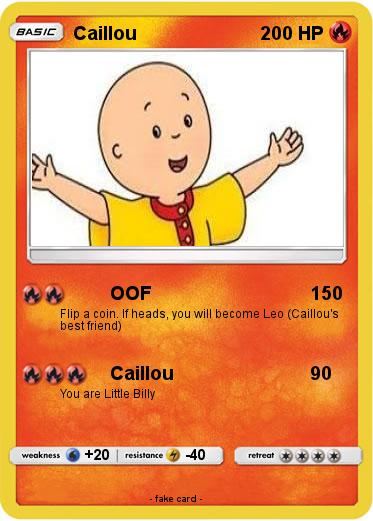 Pokemon Caillou