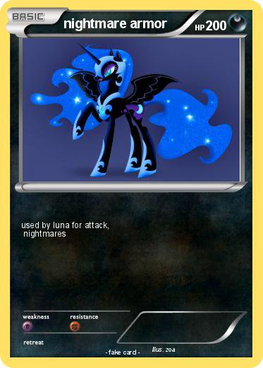Pokemon nightmare armor