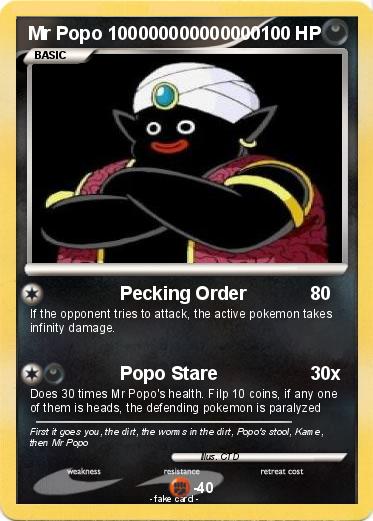 Pokemon Mr Popo 100000000000000