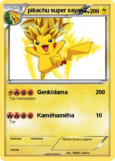 Pokemon pikachu super sayan2