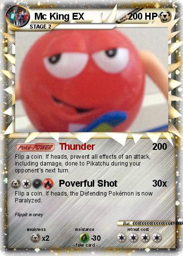 Pokemon Mc King EX