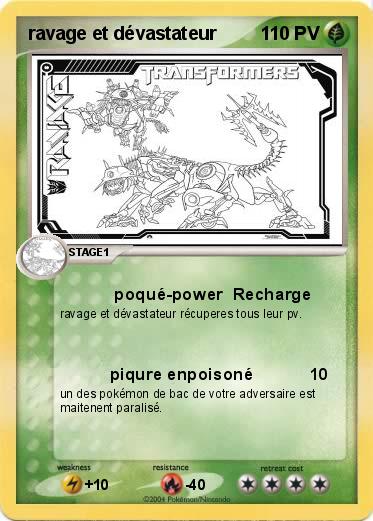 Pokemon ravage et dévastateur