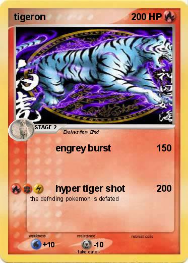 Pokemon tigeron