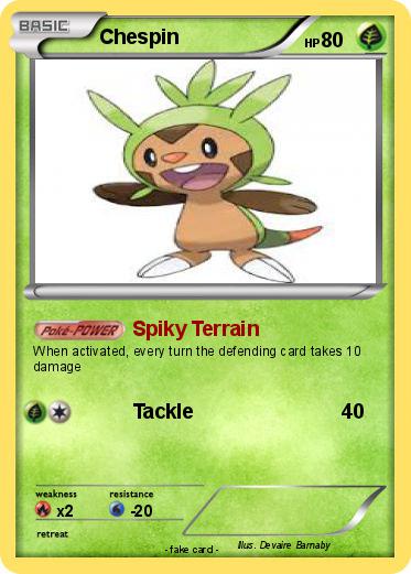 Pokemon Chespin