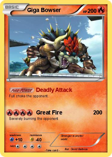 Pokemon Giga Bowser