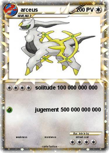 Pokemon arceus