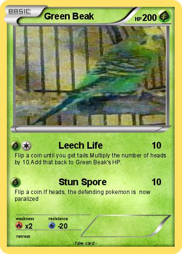 Pokemon Green Beak