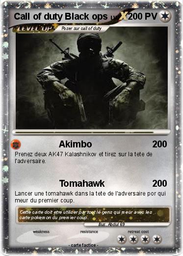 Pokemon Call of duty Black ops