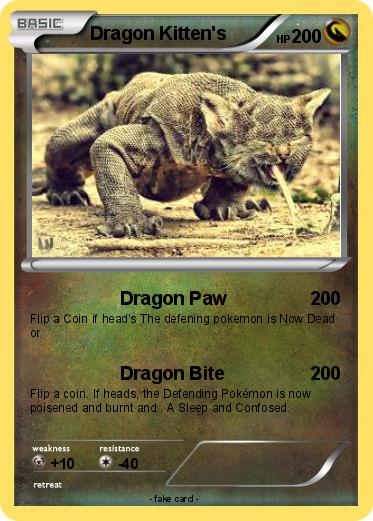 Pokemon Dragon Kitten's