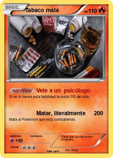 Pokemon Tabaco mata