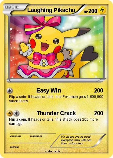 Pokemon Laughing Pikachu