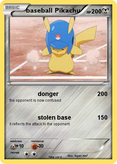 Pokemon baseball Pikachu
