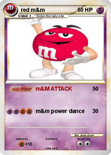 Pokemon red m&m