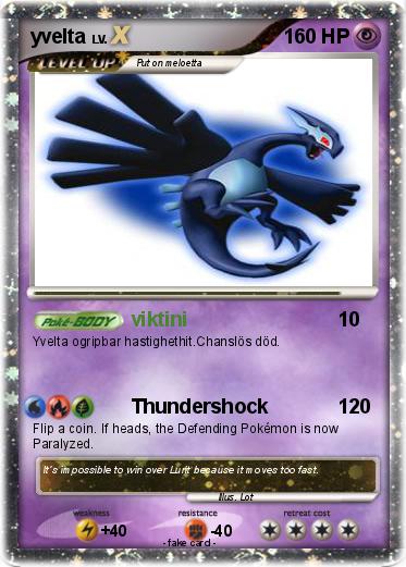 Pokemon yvelta