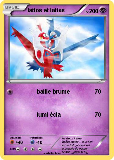 Pokemon latios et latias