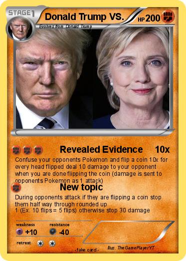Pokemon Donald Trump VS.