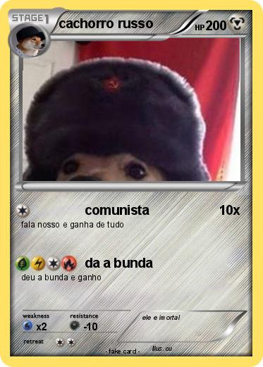 Pokemon cachorro russo