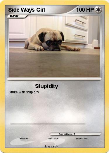 Pokemon Side Ways Girl