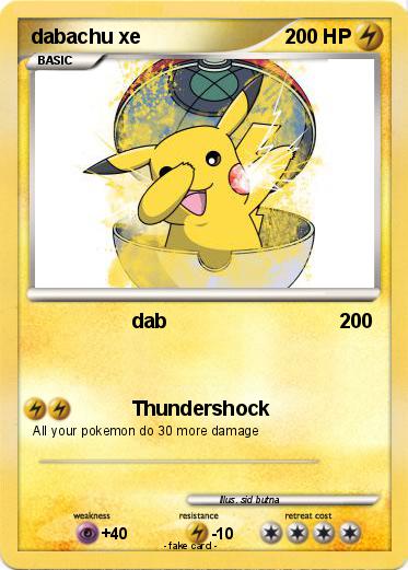 Pokemon dabachu xe