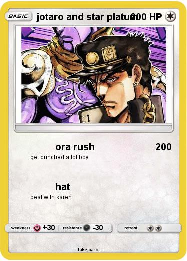 Pokemon jotaro and star platum