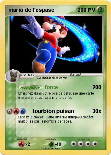 Pokemon mario de l'espase