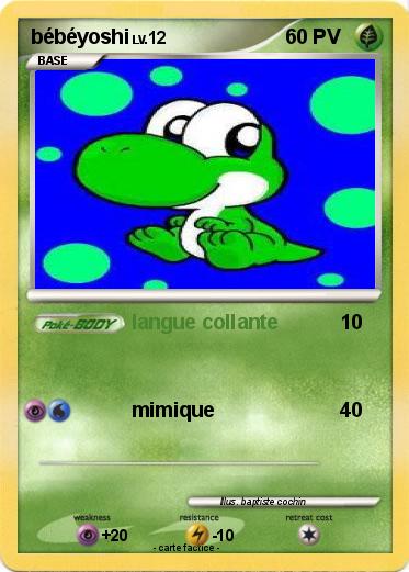 Pokemon bébéyoshi