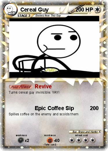 Pokemon Cereal Guy