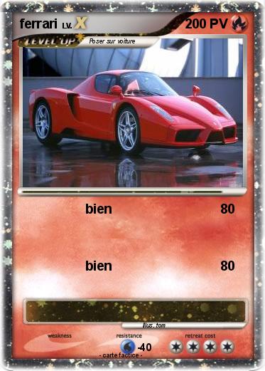 Pokemon ferrari