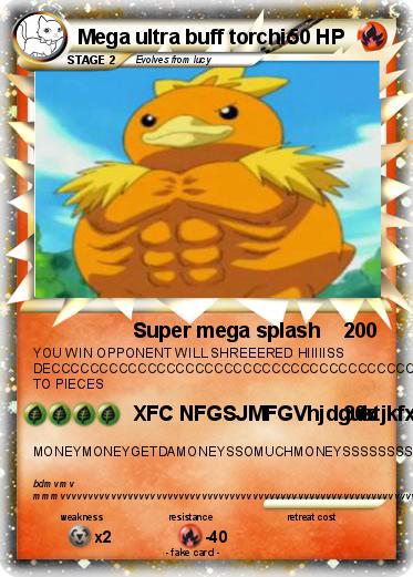 Pokémon Mega ultra buff torchic - Super mega splash - My Pokemon Card