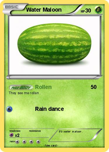 Pokemon Water Maloon