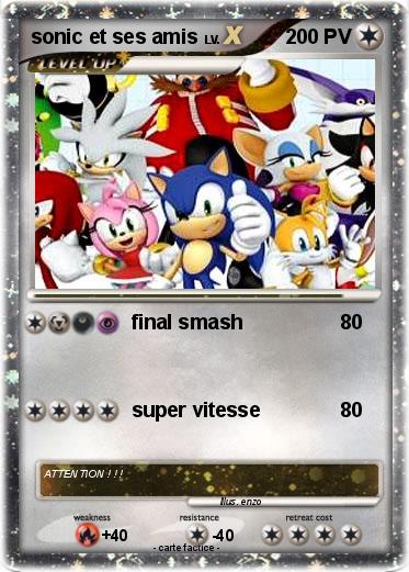 Pokemon sonic et ses amis