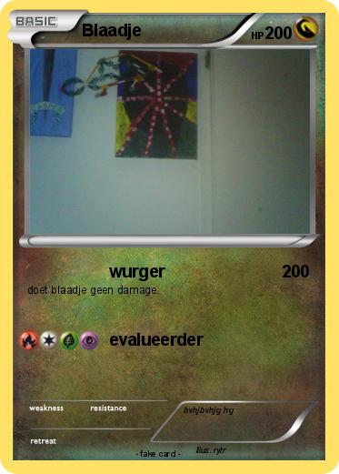 Pokemon Blaadje