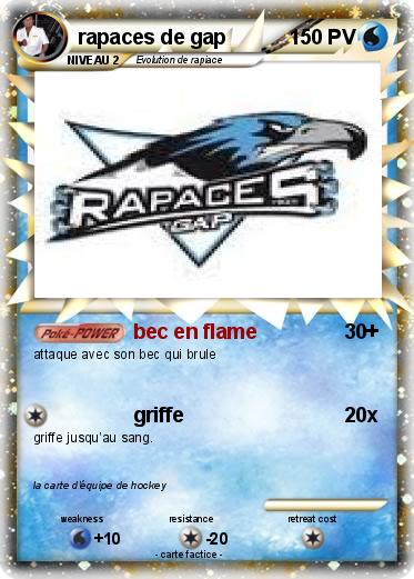 Pokemon rapaces de gap