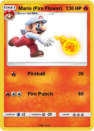 Pokemon Mario (Fire Flower)