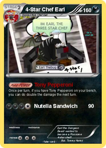 Pokemon 4-Star Chef Earl