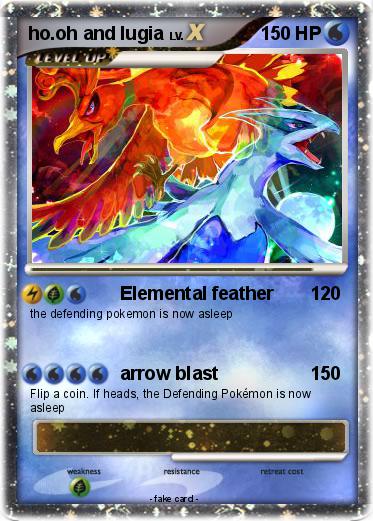Pokemon ho.oh and lugia