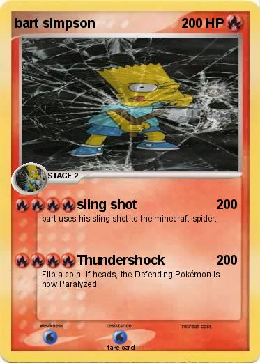Pokemon bart simpson