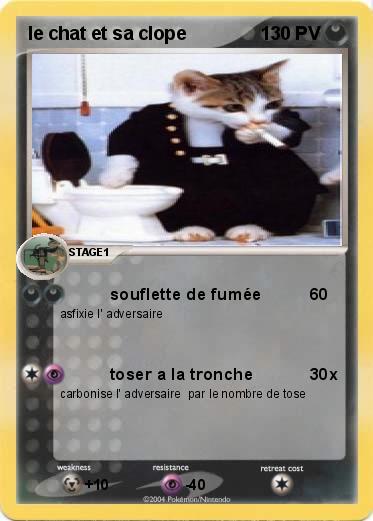 Pokemon le chat et sa clope