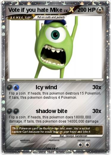 Pokemon Vote if you hate Mike