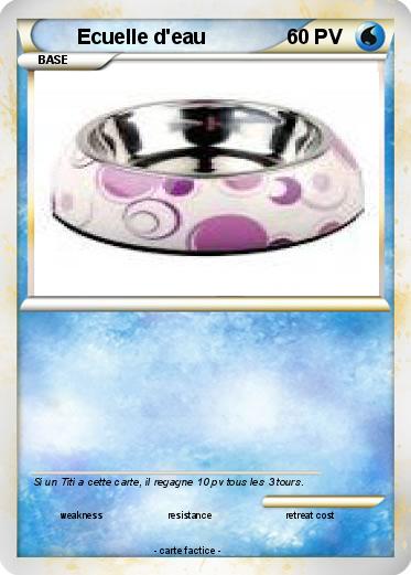 Pokemon Ecuelle d'eau