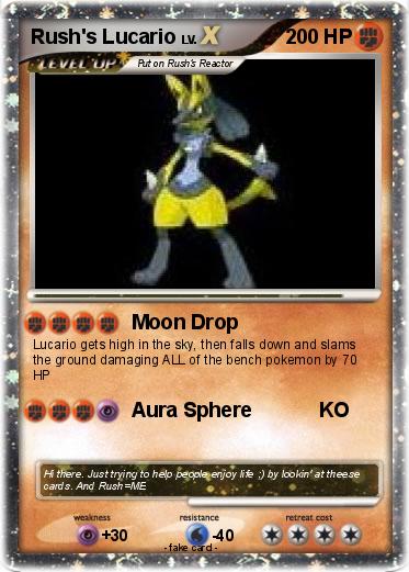 Pokemon Rush's Lucario