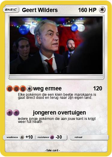 Pokemon Geert Wilders