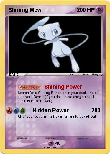 Pokemon Shining Mew