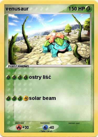 Pokemon venusaur