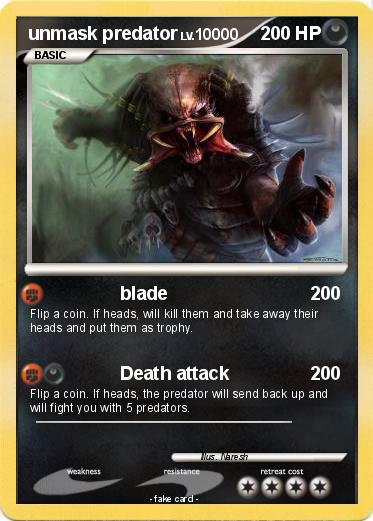 Pokemon unmask predator
