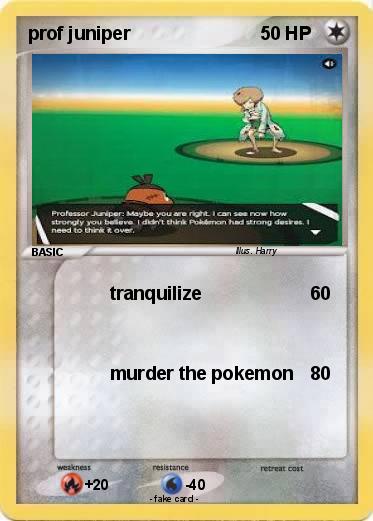 Pokemon prof juniper