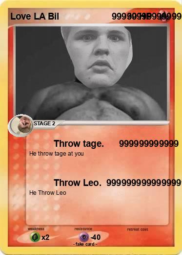 Pokemon Love LA Bil                     99999999999999       0